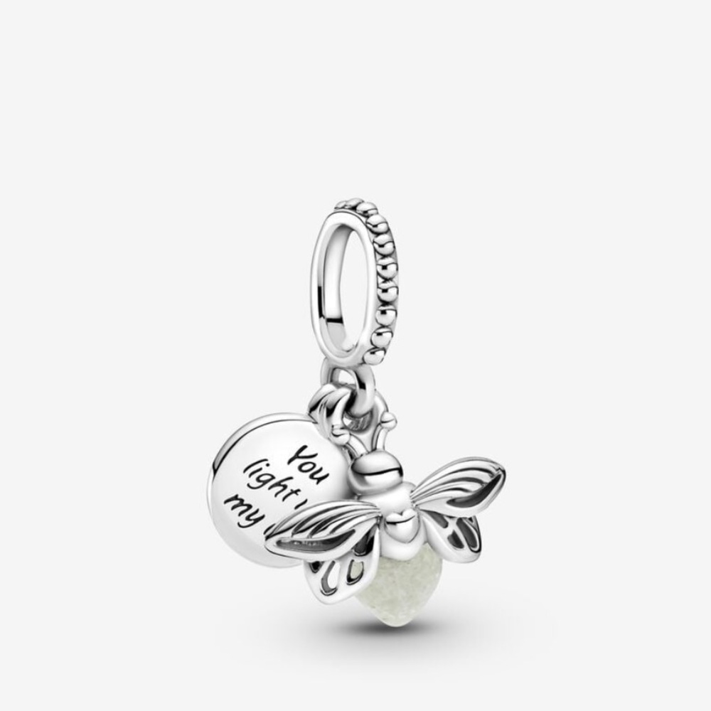 Glow-in-the-dark Firefly Dangle Charm